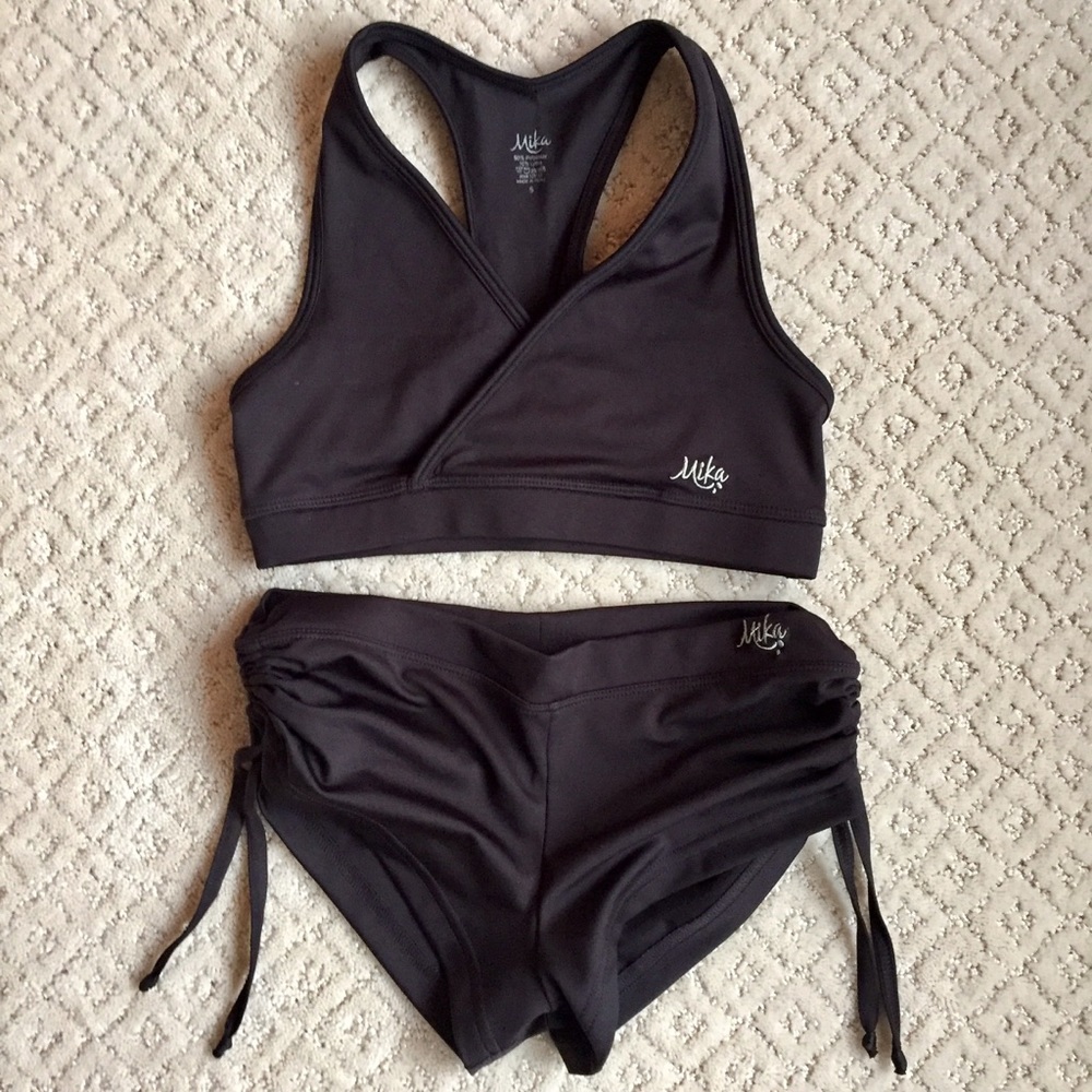 Mika Yoga Wear Set, Black